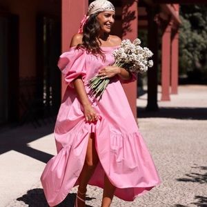 Gorgeous Pink Dress H&M Bloggers Favorite Puff
